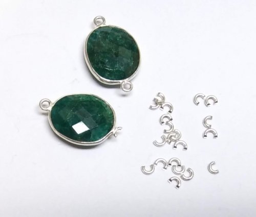 Judy Larson's Diamonds, Emeralds, and Sapphires, Oh My.  - , Contemporary Wire Jewelry, Butane Torch, Soldering, Solder, sapphire earrings